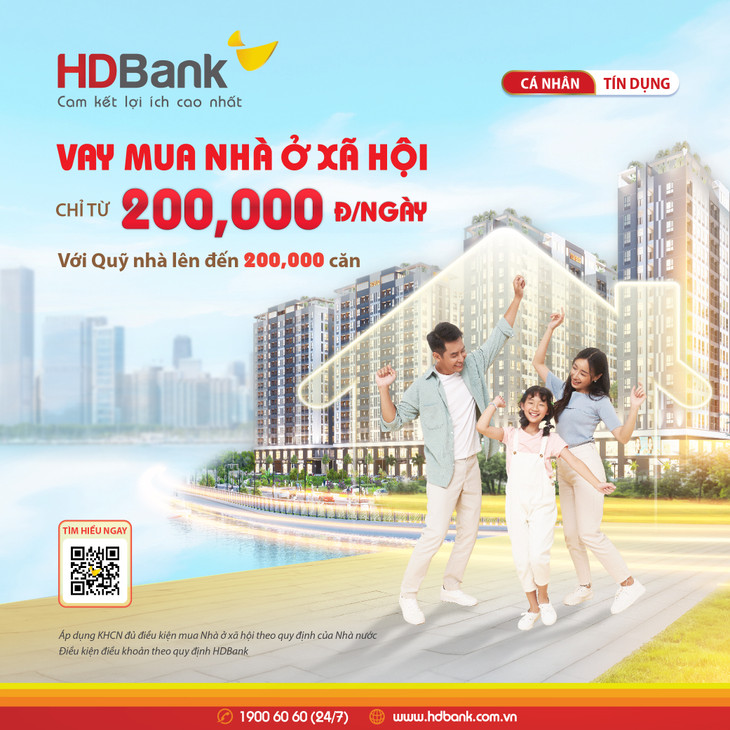 Vay dài, trả nhẹ - HDBank tiếp sức người trẻ an cư