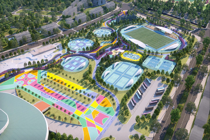 Cộng hưởng với tiện ích nội khu là hệ thống “1001 tiện ích” chung của Đô thị nghỉ dưỡng Sun Urban City (Ảnh phối cảnh minh họa: Sun Property)