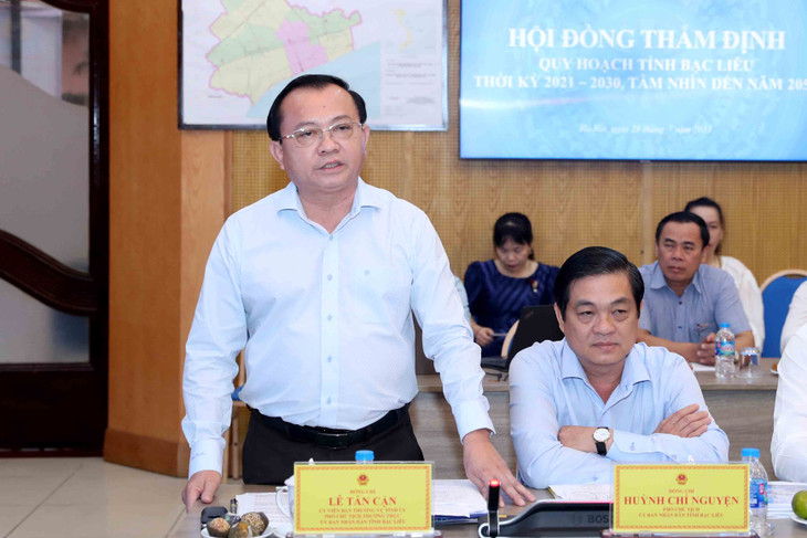 Phó Chủ tịch Thường trực UBND tỉnh Bạc Liêu Lê Tấn Cận