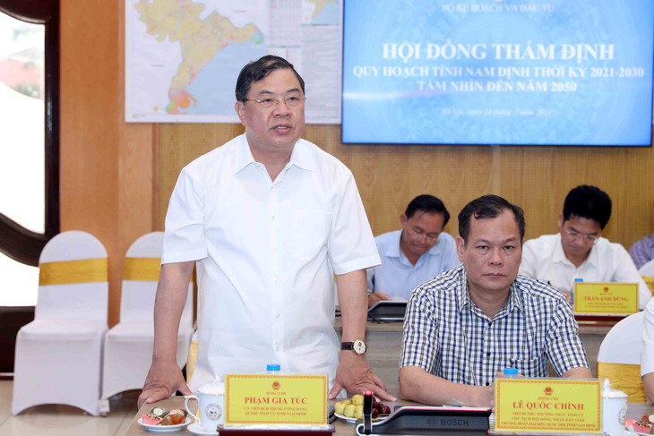 Ông Phạm Gia Túc, Bí thư Tỉnh ủy Nam Định