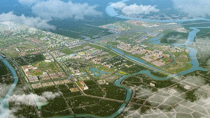 Toàn cảnh siêu đô thị Sun Mega City phía Nam Hà Nội