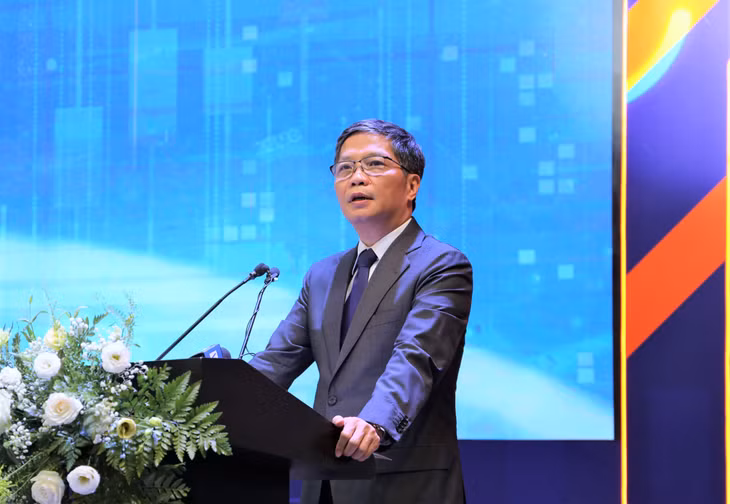 Ông Trần Tuấn Anh, Ủy viên Bộ Chính trị, Trưởng ban Kinh tế Trung ương phát biểu tại Diễn đàn. Ảnh: Thành Trung