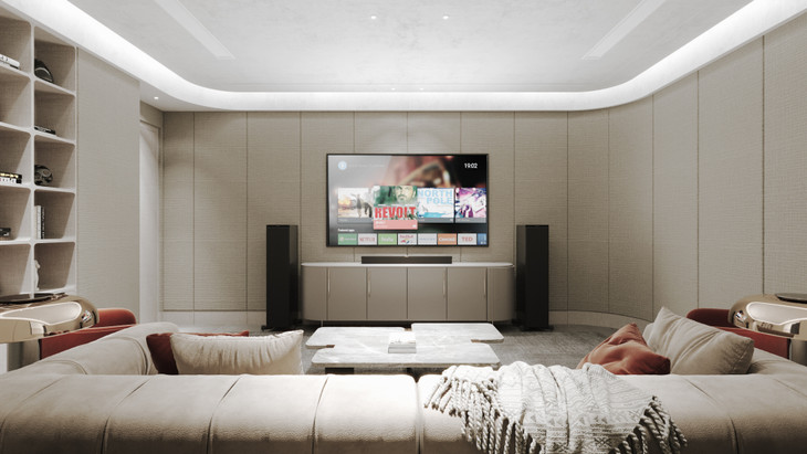 Các căn nhà phố tại phân khu Kim Ngân 1 đều có tầng hầm với đa dạng công năng (Ảnh phối cảnh minh họa: Sun Property)