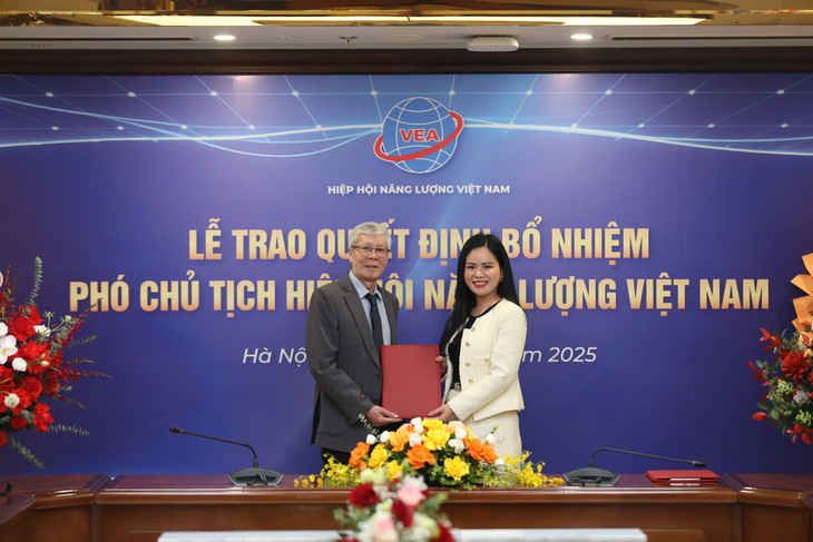 Lãnh đạo Hiệp hội Năng lượng Việt Nam trao quyết định bổ nhiệm chức danh Phó Chủ tịch Hiệp hội cho bà Nguyễn Thị Thanh Bình, Phó Tổng giám đốc T&amp;T Group, Chủ tịch T&amp;T Energy