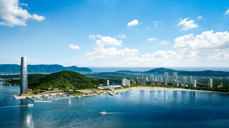 Phú Quốc khởi động hàng loạt dự án trọng điểm phục vụ APEC 2027. Ảnh phối cảnh Phú Quốc khởi động hàng loạt dự án trọng điểm phục vụ APEC 2027. Ảnh phối cảnh