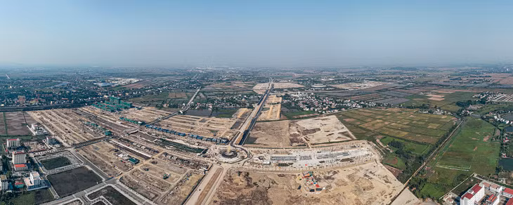 Các tuyến đường giao thông lớn kết nối thẳng về khu đô thị Sun Urban City