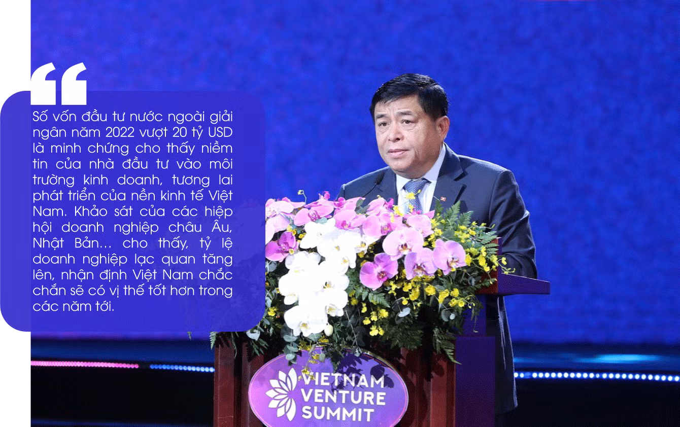 Bộ trưởng phát biểu tại Diễn đàn Quỹ đầu tư Khởi nghiệp sáng tạo Việt Nam - Vietnam Venture Summit 2022