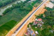 Một đoạn trên tuyến cao tốc Đồng Đăng - Trà Lĩnh (Ảnh do Đèo Cả cung cấp)