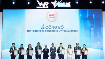 Công ty CP Hệ thống công nghệ ETC (ETC) được xếp hạng Top 3 Công ty công nghệ cung cấp sản phẩm, dịch vụ và giải pháp chuyển đổi số uy tín năm 2026, thuộc bảng xếp hạng Top 10 Công ty công nghệ uy tín do Công ty CP Báo cáo đánh giá Việt Nam (Vietnam Report) công bố