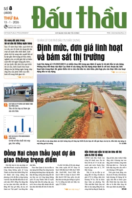 BÁO ĐẤU THẦU SỐ 8 - 2026