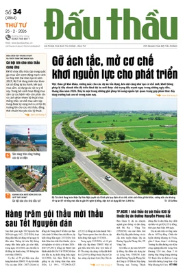 BÁO ĐẤU THẦU SỐ 34 - 2026