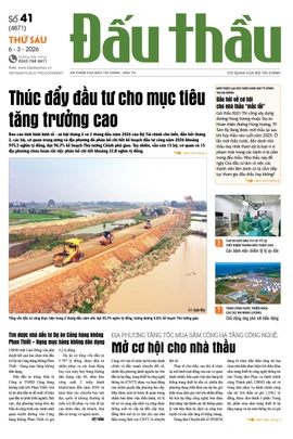 BÁO ĐẤU THẦU SỐ 41 - 2026