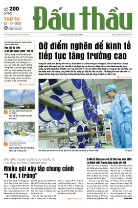 BÁO ĐẤU THẦU SỐ 200 - 2025