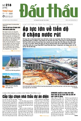 BÁO ĐẤU THẦU SỐ 218 - 2025