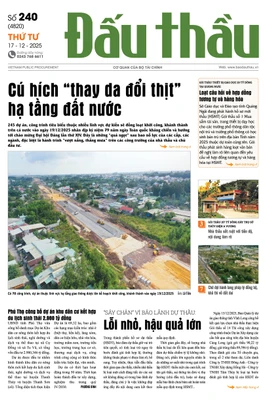 BÁO ĐẤU THẦU SỐ 240 - 2025