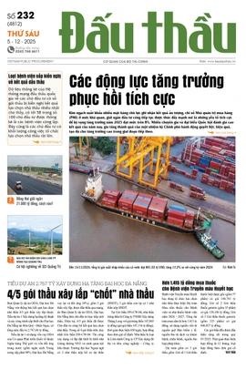 BÁO ĐẤU THẦU SỐ 232 - 2025