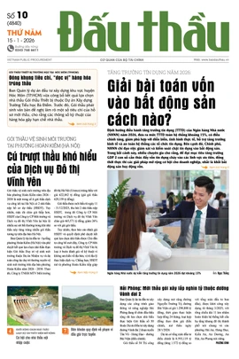 BÁO ĐẤU THẦU SỐ 10 - 2026