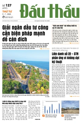 BÁO ĐẤU THẦU SỐ 127 - 2025