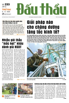 BÁO ĐẤU THẦU SỐ 233 - 2025