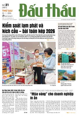 BÁO ĐẤU THẦU SỐ 21 - 2026