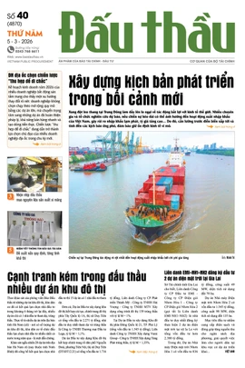 BÁO ĐẤU THẦU SỐ 40 - 2026