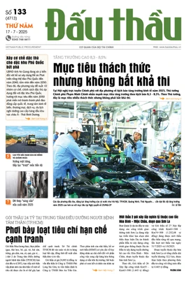 BÁO ĐẤU THẦU SỐ 133 - 2025