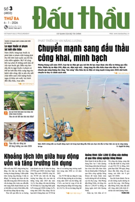 BÁO ĐẤU THẦU SỐ 3 - 2026