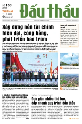BÁO ĐẤU THẦU SỐ 150 - 2025