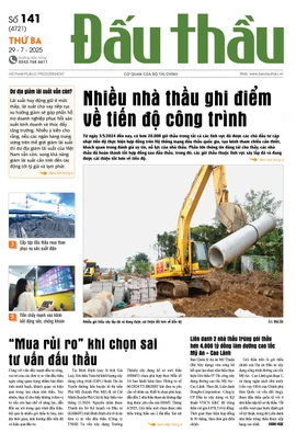 BÁO ĐẤU THẦU SỐ 141 - 2025