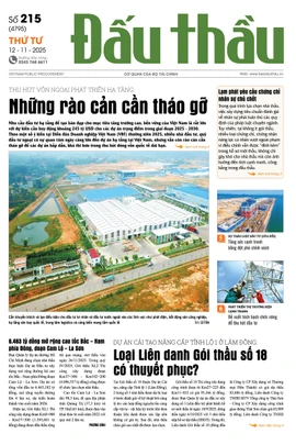 BÁO ĐẤU THẦU SỐ 215 - 2025