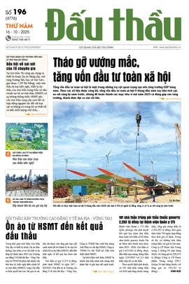 BÁO ĐẤU THẦU SỐ 196 - 2025