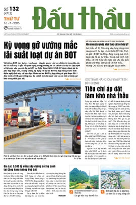 BÁO ĐẤU THẦU SỐ 132 - 2025