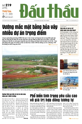 BÁO ĐẤU THẦU SỐ 219 - 2025