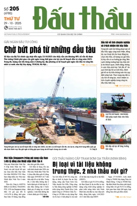 BÁO ĐẤU THẦU SỐ 205 - 2025