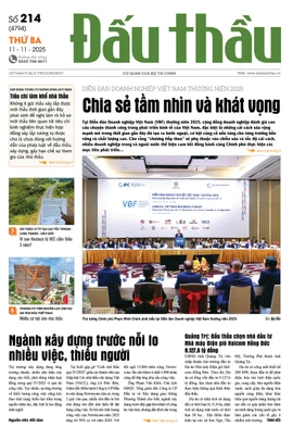 BÁO ĐẤU THẦU SỐ 214 - 2025