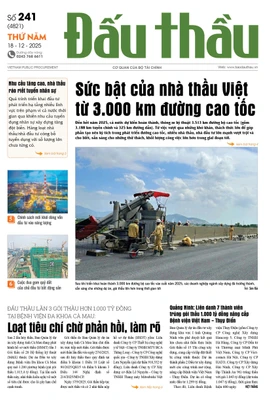 BÁO ĐẤU THẦU SỐ 241 - 2025