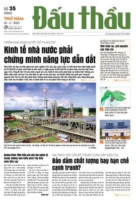 BÁO ĐẤU THẦU SỐ 35 - 2026