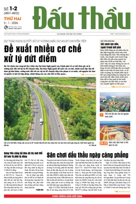 BÁO ĐẤU THẦU SỐ 1-2 - 2026