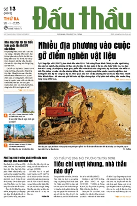 BÁO ĐẤU THẦU SỐ 13 - 2026