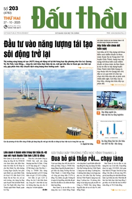 BÁO ĐẤU THẦU SỐ 203 - 2025