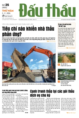 BÁO ĐẤU THẦU SỐ 25 - 2026