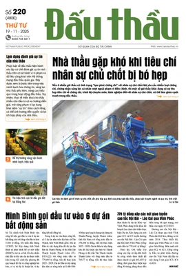 BÁO ĐẤU THẦU SỐ 220 - 2025