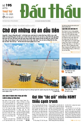 BÁO ĐẤU THẦU SỐ 195 - 2025