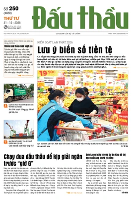 BÁO ĐẤU THẦU SỐ 250 - 2025