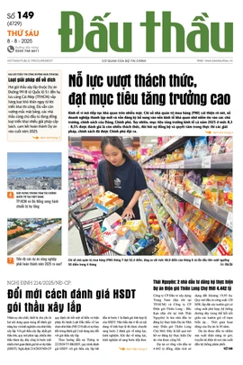 BÁO ĐẤU THẦU SỐ 149 - 2025