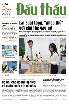 BÁO ĐẤU THẦU SỐ 36 - 2026