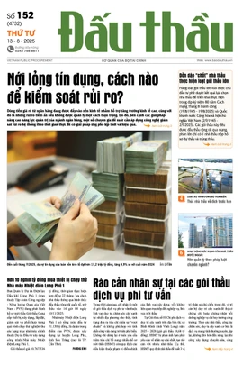 BÁO ĐẤU THẦU SỐ 152 - 2025
