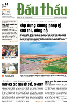 BÁO ĐẤU THẦU SỐ 14 - 2026