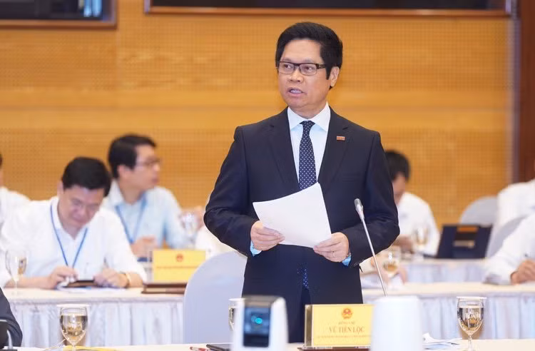 Ông Vũ Tiến Lộc, Chủ tịch Phòng Thương mại và Công nghiệp Việt Nam tại Hội nghị.