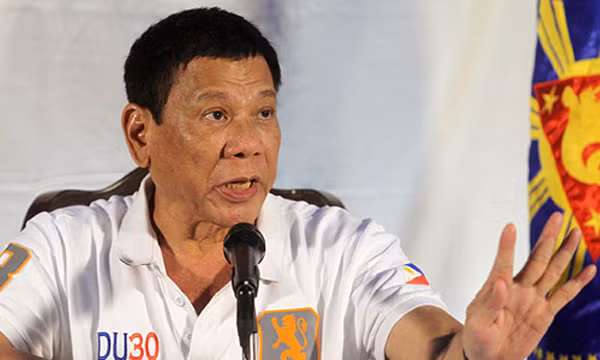 Tổng thống Philippines Rodrigo Duterte được cho là người khó đoán. Ảnh:Reuters